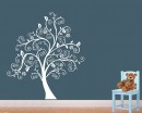 Scroll Tree Wall Decal Vinyl Tree Wall Art Stickers